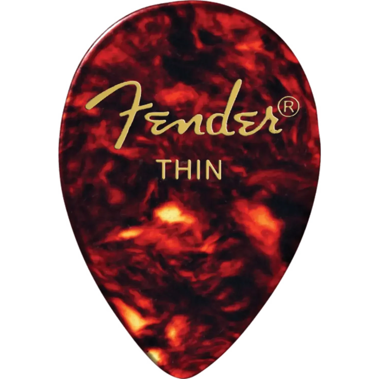 Медиаторы Fender 358 Shape Picks, Tortoise Shell, Thin, 12 Count