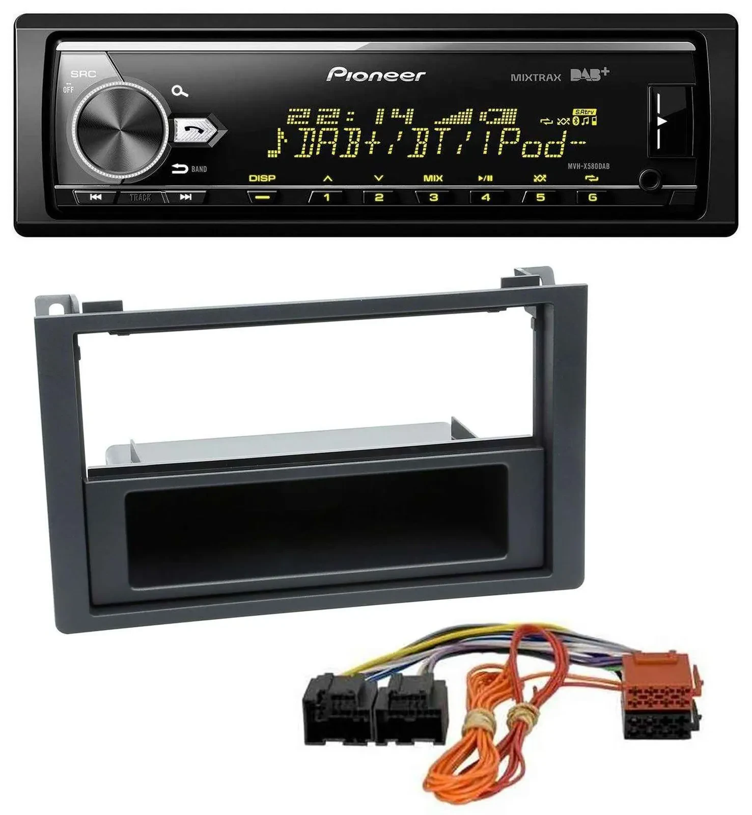 Pioneer Bluetooth USB DAB MP3 Autoradio für Saab 9.3 (ab 2006)