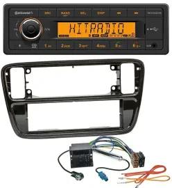 Continental MP3 Bluetooth AUX USB Autoradio für VW Up AA AAN 2011-2016 piano bla
