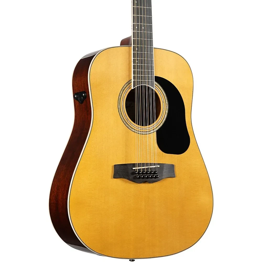 Mitchell Motion D20012E Dreadnought 12String AcousticElectric Guitar  Natural