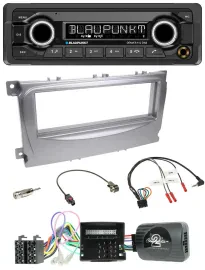 Blaupunkt Bluetooth DAB Lenkrad USB Autoradio für Ford S-Max Mondeo Can-Bus 07-1