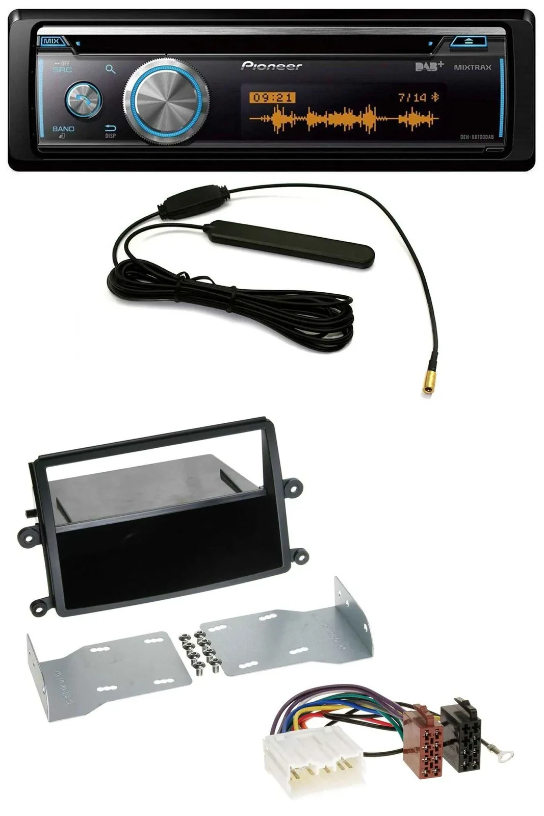 Автомагнитола для Mitsubishi L200 Pioneer CD/USB/Bluetooth/DAB/MP3 (с 2006 г.)