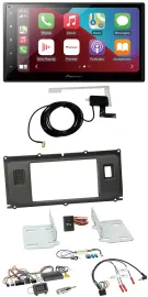 Автомагнитола для Land Rover Evoque 2011–2013 Pioneer 2DIN, USB, Bluetooth, DAB, поддержка управления на руле