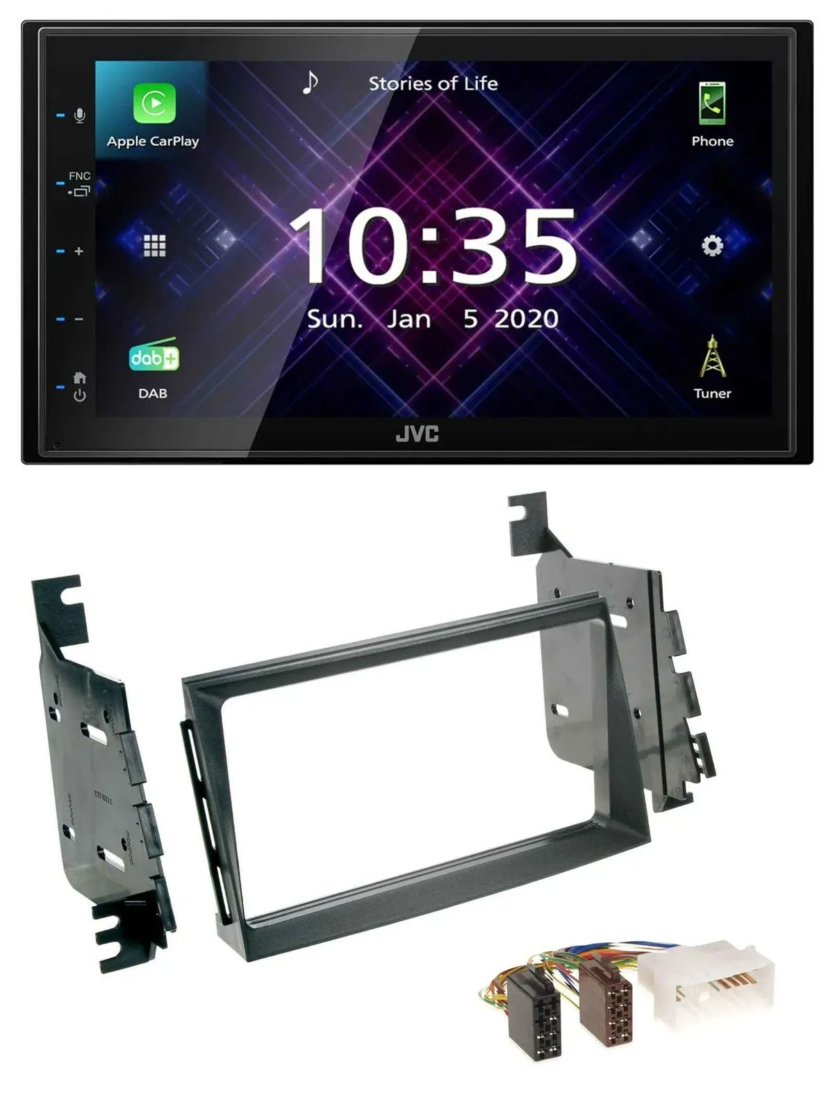 JVC DAB 2DIN MP3 Bluetooth USB Autoradio für Hyundai Azera Japan USA Grandeur 06