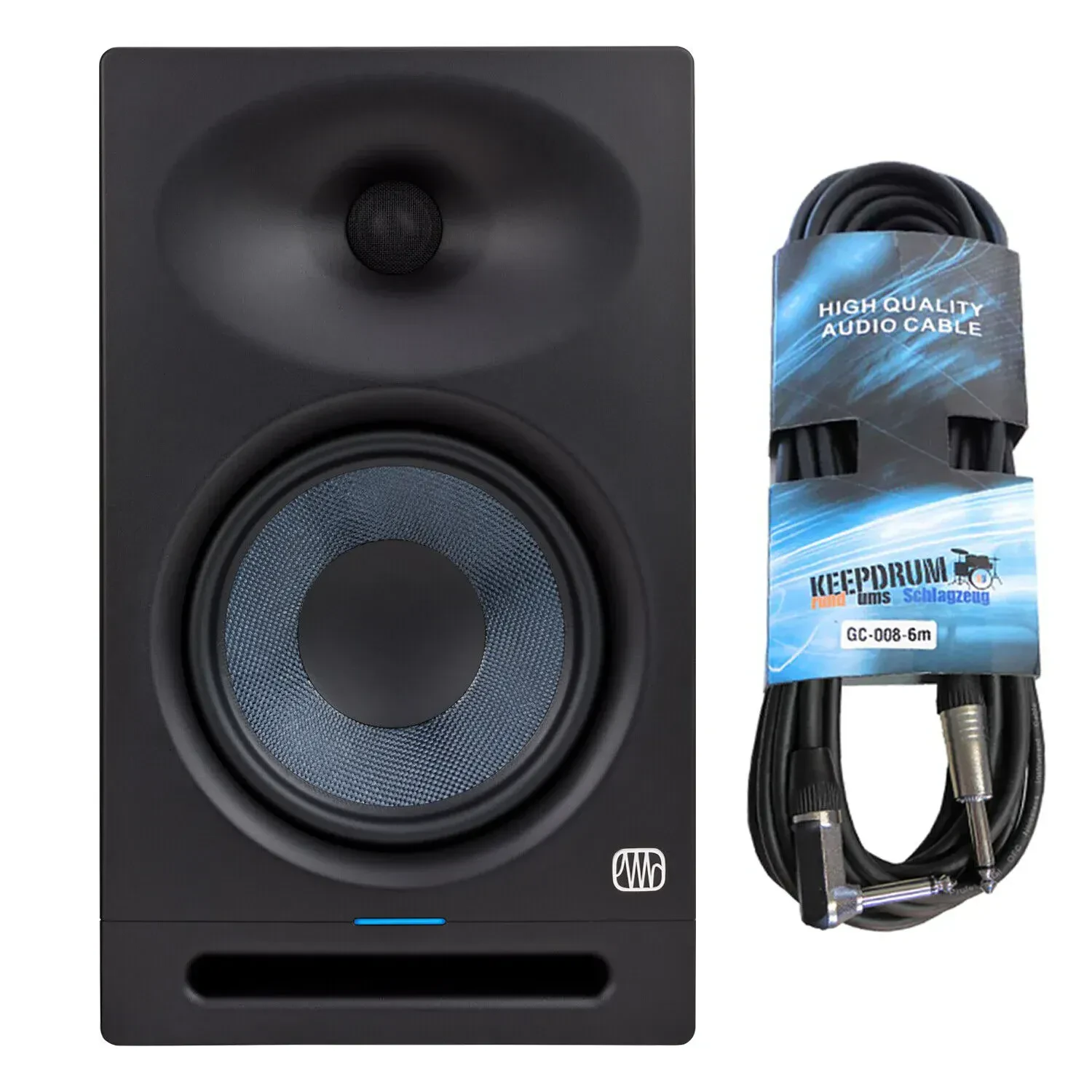 Активный студийный монитор PreSonus Eris Studio 8 Black с кабелем