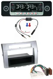 Dietz MP3 DAB Bluetooth USB Autoradio für Toyota Corolla Verso 2004-2009 silber