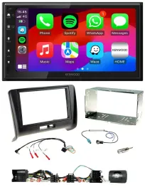 Автомагнитола Kenwood 2DIN, USB, Bluetooth, DAB, для Audi TT (2006–2014), поддержка управления на руле