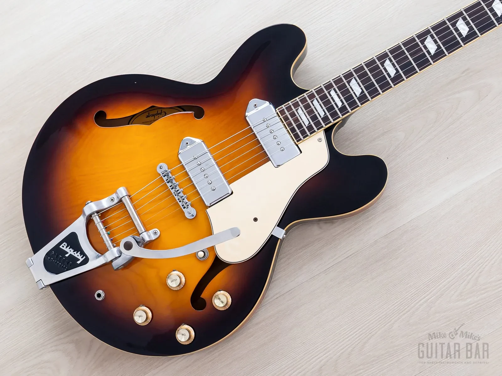 2006 Epiphone Casino Vintage Sunburst w/ USA Bigsby B7 & Case, Peerless