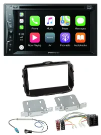 Автомагнитола Pioneer 2DIN, DAB, Bluetooth, DVD, USB, MP3, для Alfa Romeo (ISO, с 2013)