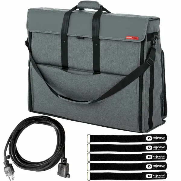 Gator Cases G-CPR-IM27 27" iMac Tote Carry Bag + Extension Cord + Cable Ties ...