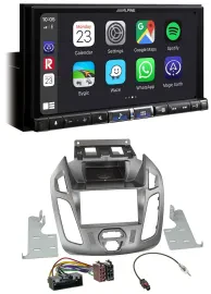 Alpine 2DIN DAB USB MP3 Bluetooth Autoradio für Ford Transit 2013-2018 ohne Disp