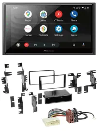 Pioneer USB 2DIN DAB MP3 Bluetooth Autoradio für Nissan Versa ab 07 Xterra ab 13