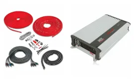 MTX WET75.4 400W 4-Channel Marine Amplifier w/ Free Belva 4 Gauge Amp Kit