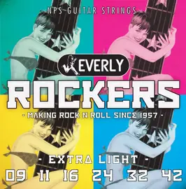 Струны для электрогитары Everly 9009 Rockers 9-42