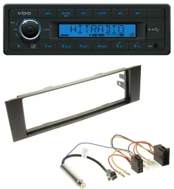 VDO AUX Bluetooth USB MP3 Autoradio für Audi A3 (8P, 03-06) - ISO