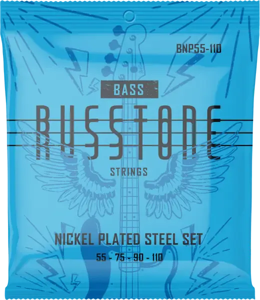 Russtone BNP55-110 струны для бас-гитары Nickel Plated Bass (55-75-90-110)