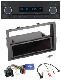 Blaupunkt DAB USB Bluetooth Lenkrad Autoradio für Fiat Ducato 2008-2011 schwarz
