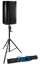JBL SRX835P 15" 2000w Powered 3-Way DJ PA Speaker w/DSP+Crank-Up Speaker Stand