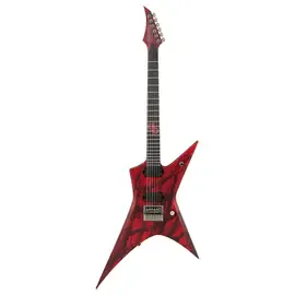 Электрогитара Solar Guitars X1.6 Canibalismo+ Red с кейсом