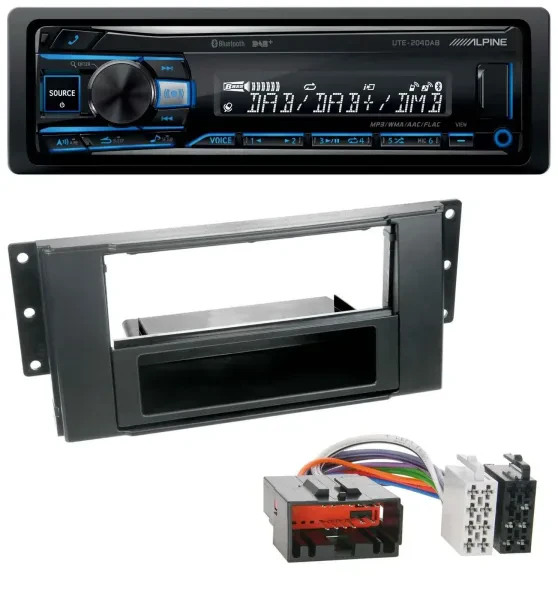 Alpine USB Bluetooth DAB MP3 Autoradio für Land Rover Freelander 2007-2010