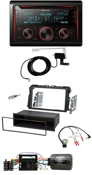 Pioneer 2DIN Lenkrad DAB USB CD Bluetooth Autoradio für Opel Vivaro 2011-2015