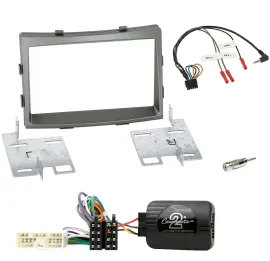 Einbauset Lenkradadapter Doppel DIN Autoradio für SSangYong Rodius ab 2013