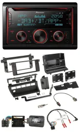 Pioneer 2DIN DAB Lenkrad Bluetooth USB CD Autoradio für BMW 3er 2001-2006 5 Scha