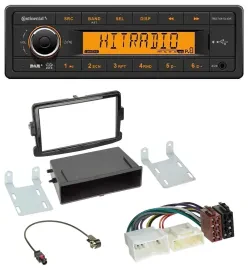 Continental 1DIN DAB MP3 AUX USB Autoradio für Dacia Dokker, Duster, Logan