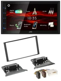 JVC USB Bluetooth MP3 DAB 2DIN Autoradio für Kia Sorento BL 2006-2009