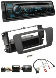 Kenwood Bluetooth USB CD Lenkrad DAB Autoradio für Seat Ibiza tuam grey