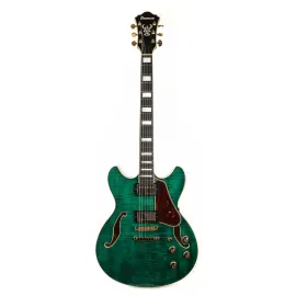 Электрогитара полуакустическая Ibanez AS93FM Artcore Expressionist Transparent Moss Green