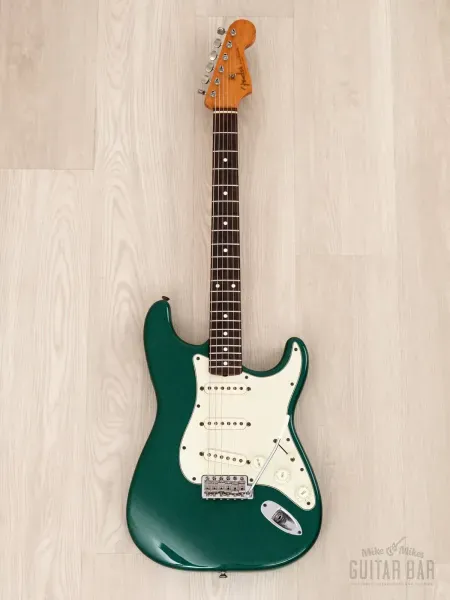 Электрогитара Fender American Vintage 1962 Stratocaster SSS Sherwood Green w/case USA 1998