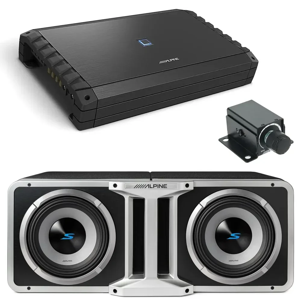 Сабвуфер пассивный Alpine S2-SB10V 1200W (набор)