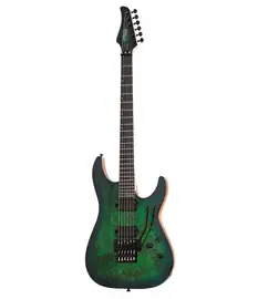 Электрогитара Schecter C-6 Pro Floyd Rose Aqua Burst