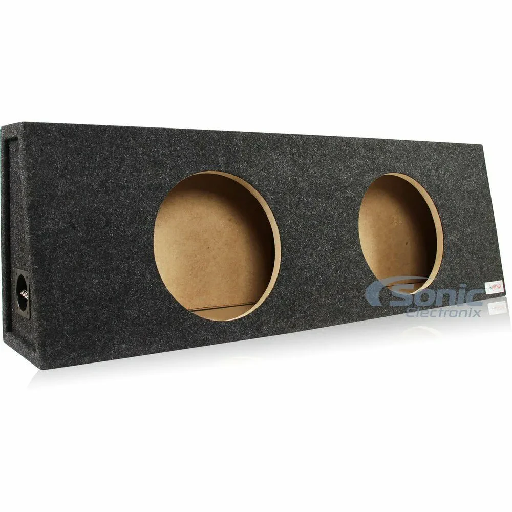 Atrend 12TKD 12" Dual Universal Truck Style Sealed Subwoofer Enclosure Box