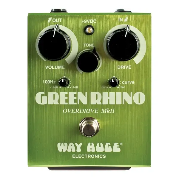 Педаль эффектов для электрогитары Way Huge WHE202 Green Rhino Overdrive