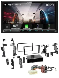 Kenwood MP3 2DIN USB DAB Bluetooth Autoradio für Nissan Cube ab 09 Frontier ab 1