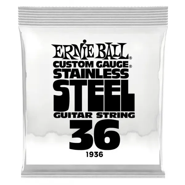 Струна для электрогитары Ernie Ball P01936 Stainless Steel, сталь, калибр 36