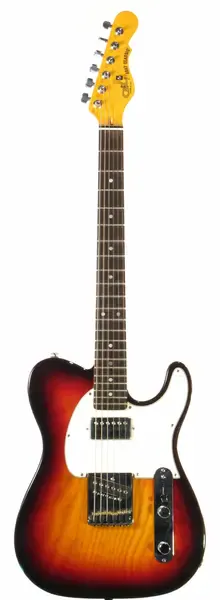 Электрогитара полуакустическая G&L ASAT Classic Bluesboy Semi-Hollow 3-Tone Sunburst MP с кейсом