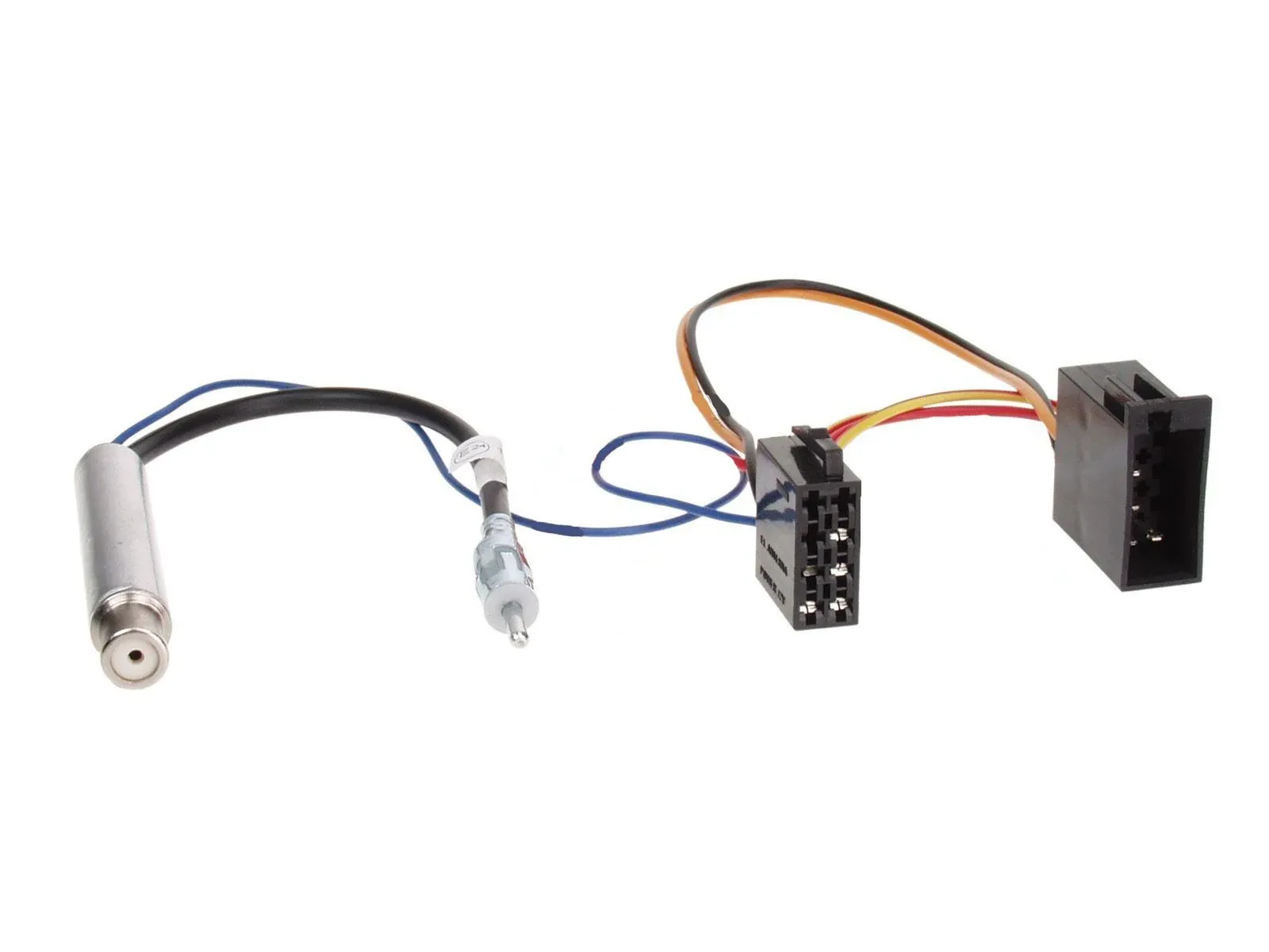 Антенный адаптер ACV ISO — DIN, 50 Ом, с фантомным питанием, для Audi/Seat/Skoda/VW/Ford