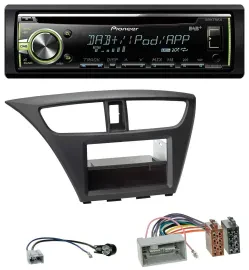 Автомагнитола для Honda Civic (с 2012) Pioneer DAB, USB, MP3, AUX, CD