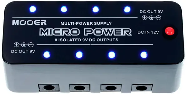 Блок питания для гитарных педалей Mooer Micro Power