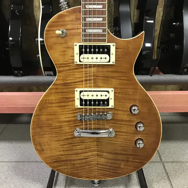 Электрогитара Harley Benton SC-Custom II HH Paradise Flame Yellow w/gigbag Vietnam 2021