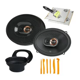 Infinity Kappa 693M 120W 6x9" 3-Way Car Speakers w/ NVX Speaker Install Kit