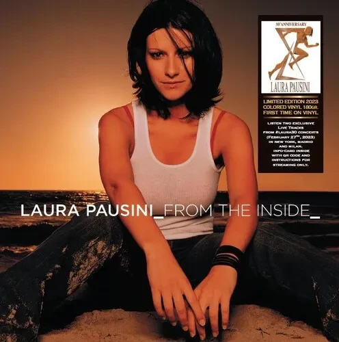 Виниловая пластинка Laura Pausini – From The Inside, лимитированное нумерованное издание, 180 г, жёлтый прозрачный винил (Релиз 2002)