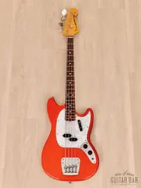 Бас-гитара Fender Mustang Bass MB98-70SD P Fiesta Red w/gigbag Japan 2006