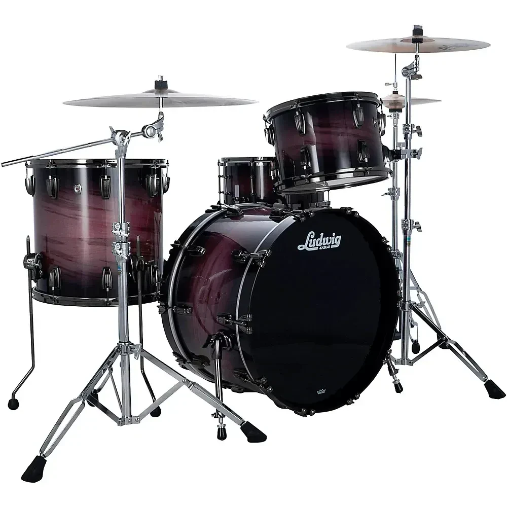 Ударная установка акустическая Ludwig Maple Exotic FAB 3-Piece (набор, 3 шт.) 22x14", 13x9", 16x16" Amethyst Burst