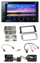 Pioneer Bluetooth 2DIN USB DVD DAB Lenkrad Autoradio für Ford Mondeo S-Max 07-14