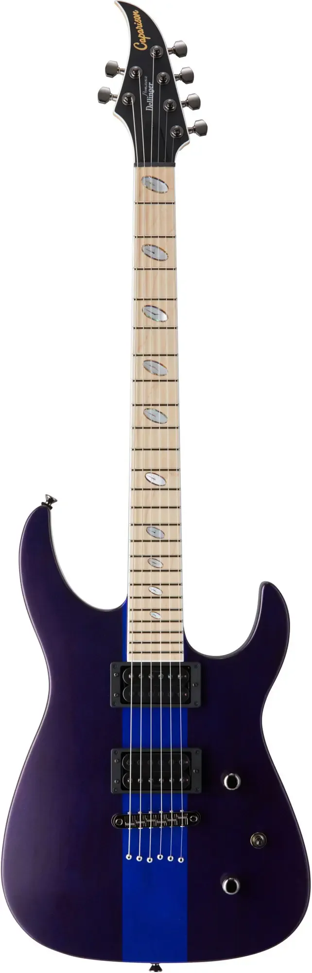 Электрогитара Caparison Dellinger II FX Prominence MF Transparent Spectrum Blue