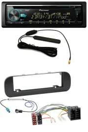 Pioneer CD MP3 AUX DAB USB Autoradio für Fiat Panda (ab 2012) - schwarz